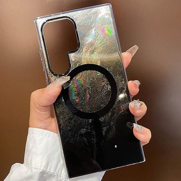 Чохол TPU Shiny Mountain (MagFit) для Samsung Galaxy S24 Ultra Black 555-02845 фото