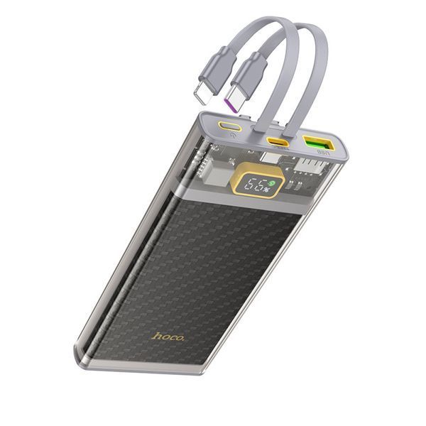 Портативный аккумулятор Hoco J104 Discovery edition 10000mAh 22.5W Прозрачный 216-00083 фото