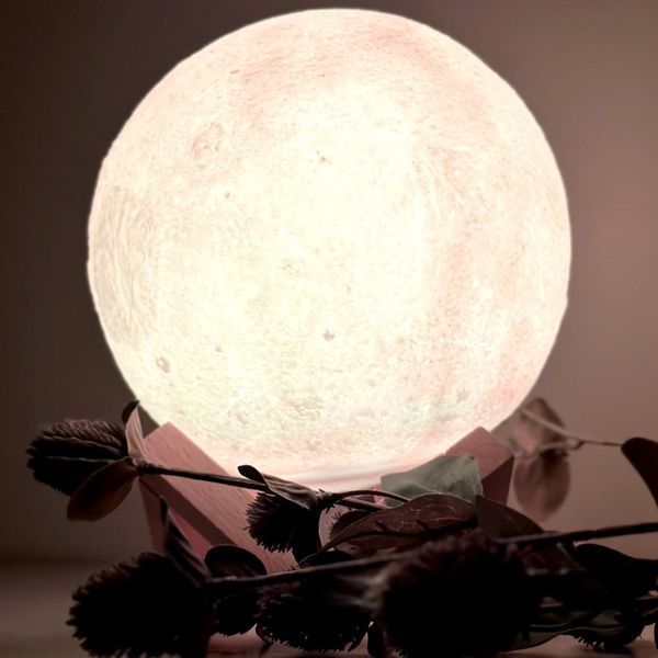 Нічник Moon Light 3D із сенсорним перемиканням 13см 300-00034 фото