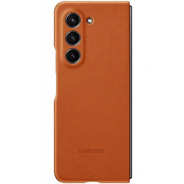 Шкіряний чохол Leather Case для Samsung Galaxy Z Fold5 Brown 555-03225 фото