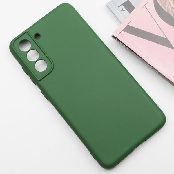 Чохол Silicone Cover Lakshmi Full Camera для Samsung Galaxy S22+ Dark green 777-07017 фото