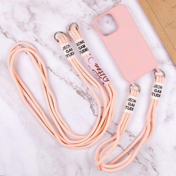 Чехол TPU two straps California для iPhone 12 Pro / 12 Pink Sand 208-05624 фото