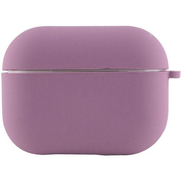 Силіконовий футляр з мікрофіброю для навушників Airpods Pro 3 Lilac Pride 656-08096 фото