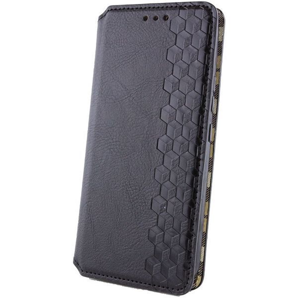 Шкіряний чохол-книжка GETMAN Cubic для Xiaomi Redmi Note 13 Pro+ Чорний 555-01746 фото