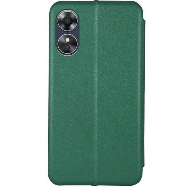 Кожаный чехол-книжка Classy для Oppo A17 / A17K Green 777-05815 фото