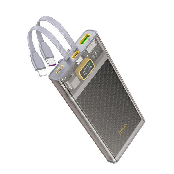 Портативный аккумулятор Hoco J104 Discovery edition 10000mAh 22.5W Прозрачный 216-00083 фото