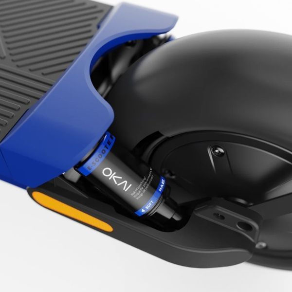 Електросамокат OKAI ES40-Blue 10", 500(1000)W, 15.6Ah, 70km, 25km\h, 25%, NFC, App, 23kg ES40-BL фото
