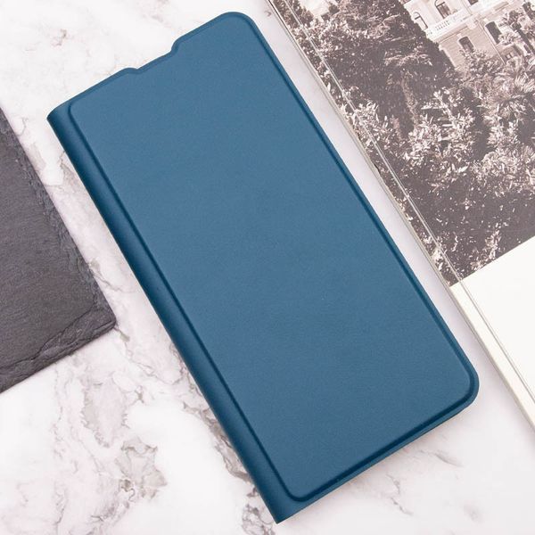 Кожаный чехол-книжка GETMAN Elegant для Google Pixel 7a Синий 555-01496 фото