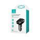 Автомобільний зарядний пристрій з FM-модулятором Usams US-CC115 C21 Dual USB 3.4A Digital Display Wireless FM Car Charger Black 656-00581 фото 2