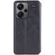 Шкіряний чохол-книжка GETMAN Cubic для Xiaomi Redmi Note 13 Pro+ Чорний 555-01746 фото 2