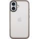 TPU+PC чохол Metal Buttons для Apple iPhone 16 (6.1") Сірий 777-08253 фото 1