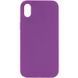 Силиконовый чехол Silk Full Protective для iPhone XR (6.1") Grape 777-10808 фото