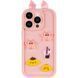 Чохол TPU Toys Case with Ears для Apple iPhone 12 Pro Max (6.7") Light Pink 208-05388 фото 2
