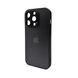 Чохол для смартфона AG Glass Matt Frame Color для iPhone 14 Pro Graphite Black 666-00615 фото 1