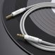 Аудиокабель HOCO UPA19 3.5mm male to 3.5mm male, nylon braid, 1m, Silver 6931474759870 фото 4
