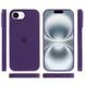 Чохол Silicone Case Full Protective для Apple iPhone 16e\17e (6.1") Amethyst 555-04077 фото 3
