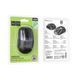Маніпулятор миша HOCO GM28 2.4G business wireless mouse Black Metal Gray 6942007619684 фото 2