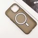 Чохол TPU+PC Lily with MagSafe для Apple iPhone 14 (6.1") Dark Gray 214-03605 фото 4