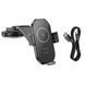 Тримач для мобільного з БЗП BOROFONE BH206 Rusher infrared wireless fast charging car holder(center console) 656-00523 фото 4