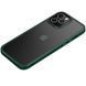 TPU+PC чохол Metal Buttons для Apple iPhone 12 Pro / 12 (6.1") Зелений 777-08353 фото 1
