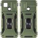 Ударопрочный чехол Camshield Army Ring для Xiaomi Redmi 9C / 10A Army Green 777-05111 фото 1