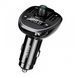 Автомобільний зарядний пристрій з FM-модулятором Usams US-CC115 C21 Dual USB 3.4A Digital Display Wireless FM Car Charger Black 656-00581 фото 1