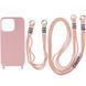 Чехол TPU two straps California для iPhone 12 Pro / 12 Pink Sand 208-05624 фото 1