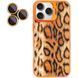 Чехол TPU+PC Wild Leopard with MagSafe and Lens для Apple iPhone 16 Pro (6.3") Orange 656-08246 фото 3