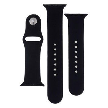 Ремінець для Apple Watch Band Silicone Two-Piece 38/40/41 mm Black 212-02094 фото