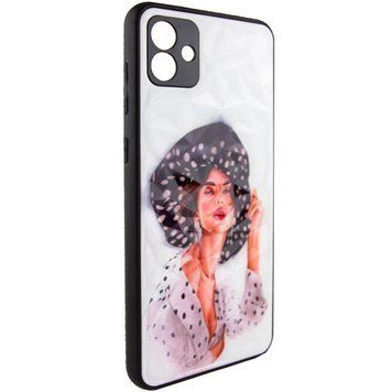 TPU+PC чехол Prisma Ladies для Samsung Galaxy A04 Girl in a hat 777-07227 фото