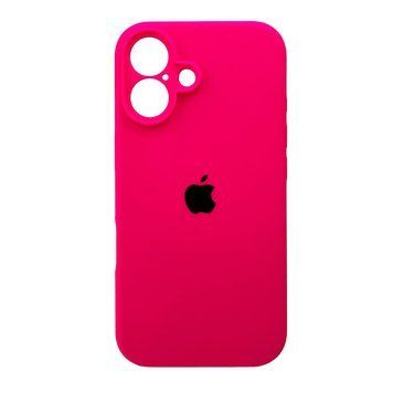 Силиконовый чехол с закрытой камерой для iPhone 16 Shiny Pink 666-05442 фото