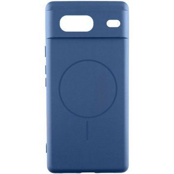 Чехол Silicone Cover Lakshmi Full Camera with MagFit для Google Pixel 7 Синий 555-02101 фото