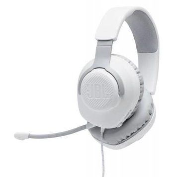 Наушники JBL Quantum 100 White (JBLQUANTUM100WHT) JBLQUANTUM100WHT фото