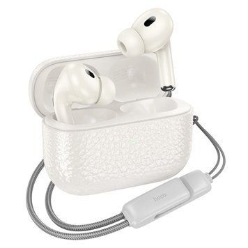 Беспроводные наушники HOCO EQ9 Plus Duke true wireless ANC Noise Reduction BT headset Milky White 656-01626 фото