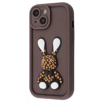 Чехол Pretty Things Case для iPhone 14 Brown/Rabbit 777-01548 фото