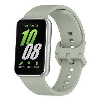 Ремінець для Samsung Galaxy Fit 3 (R390) Silicone Grey Green 212-02390 фото