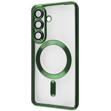 Чехол WAVE Metal Color Case with Magnetic Ring для Samsung Galaxy S26 Dark green 656-08037 фото