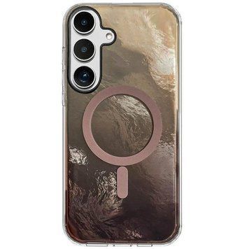 Чехол TPU Shiny Mountain (MagFit) для Samsung Galaxy S26 Chocolate 777-09168 фото