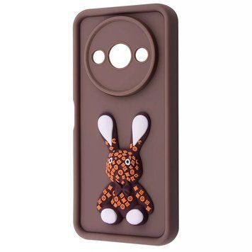 Чехол Pretty Things Case для Xiaomi Redmi A3 Brown/Rabbit 777-02109 фото