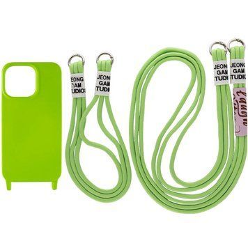 Чехол TPU two straps California для iPhone 12 Pro / 12 Green 208-05625 фото