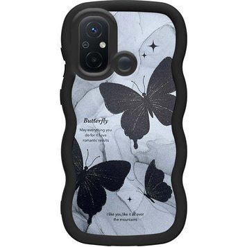Чохол TPU Cloudy Pictures для Xiaomi Redmi 12C / Poco C55 Butterflies 555-01262 фото