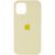 Чехол Silicone Case Full Protective для Apple iPhone 14 Plus (6.7") Mellow Yellow 555-04028 фото
