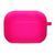 Силиконовый футляр с микрофиброй для наушников Airpods Pro 3 Barbie pink 656-08097 фото