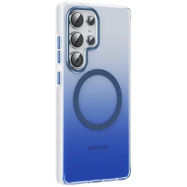 Чехол TPU+PC Phantom with MagSafe для Samsung Galaxy S26 Ultra Blue 777-09068 фото
