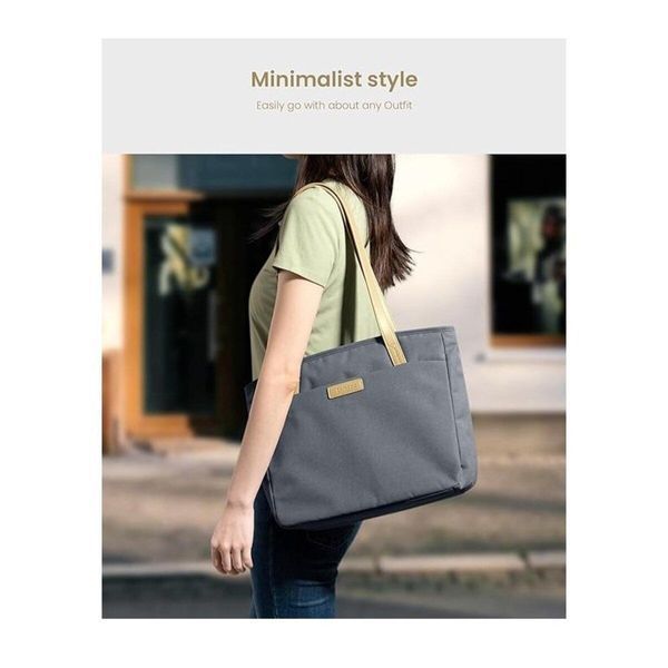 Сумка Tomtoc Versatile-T23 Laptop Tote Bag Grayish Blue 16 Inch/18L (T23L1B1) 656-00225 фото