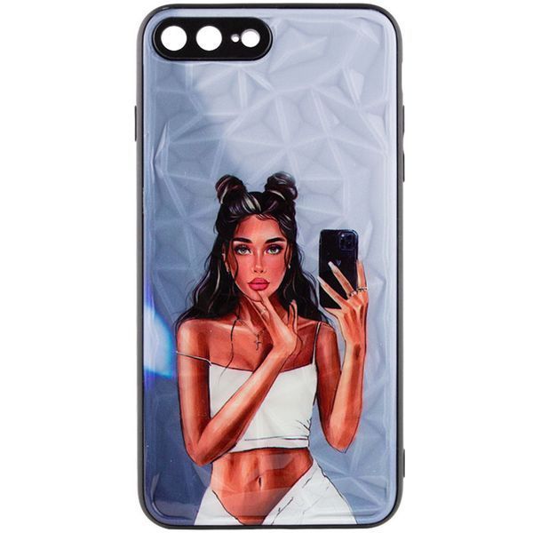 TPU+PC чохол Prisma Ladies для Apple iPhone 7 plus / 8 plus (5.5") Black in White 208-06055 фото