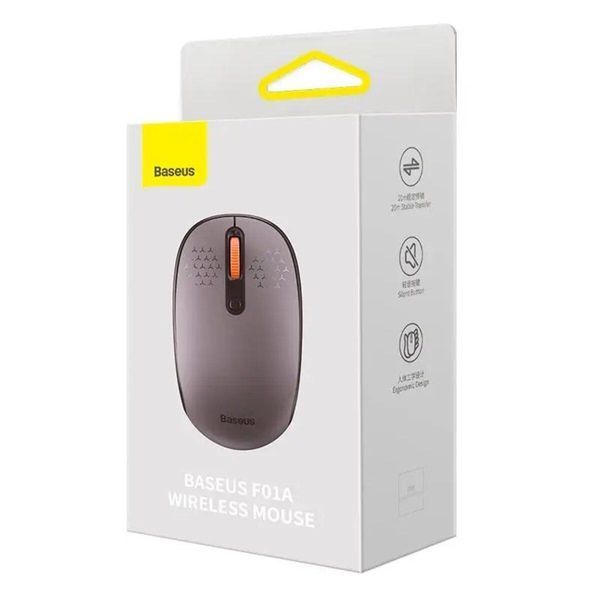 Манипулятор мышь беспроводная Baseus F01A Wireless Mouse Frosted Gray 656-03225 фото