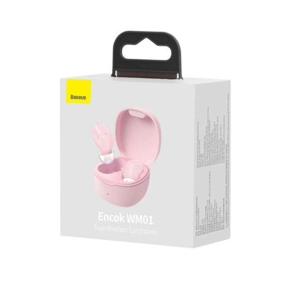 Наушники Baseus Bowie WM01 True Wireless Earphones Pink 656-00861 фото