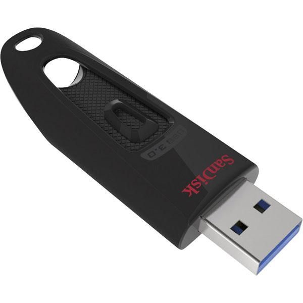 Флеш-накопитель SanDisk USB 3.0 Ultra 128Gb (130Mb/s) Black SDCZ48-128G-U46 фото