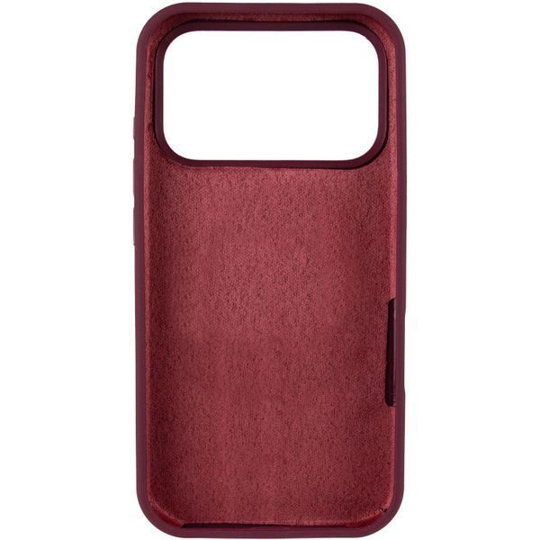 Силиконовый чехол Silk Full Protective для iPhone 17 Pro (6.3") Plum 777-10009 фото
